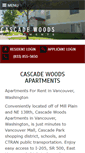 Mobile Screenshot of cascadewoodsapts.com